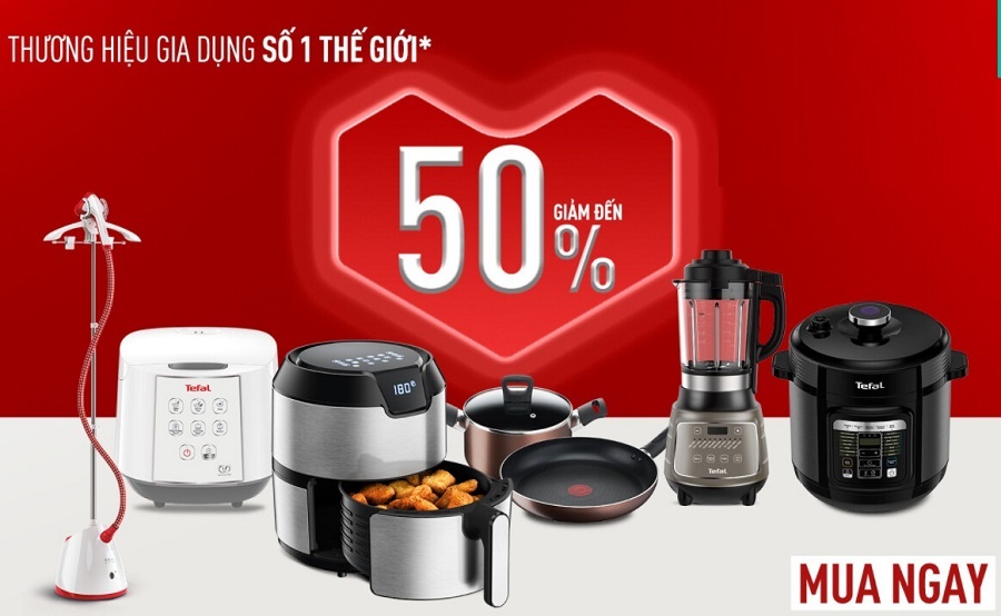 Sắm ngay Tefal tại Lazada 17/4 - giảm nửa giá